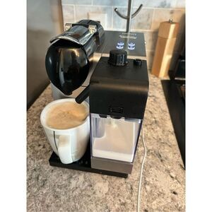 Nespresso Lattissima Plus Espresso Machine with Milk Frother Titanium